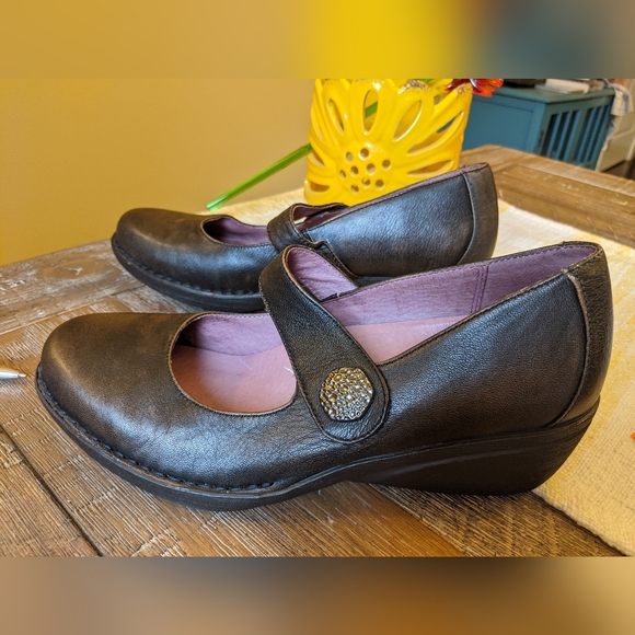 Dansko Shoes Dansko Mary Jane Wedge Shoes Poshmark